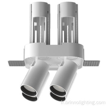 4 * 6W Triple Head Trimless Stretch Spot Light